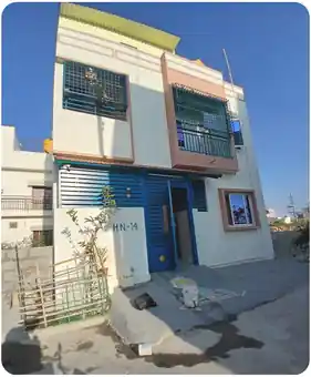 Site photo of the completed 1,476 sq.ft home in Bengaluru