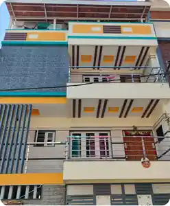 Site photo of the completed 4,579 sq.ft home in Bengaluru
