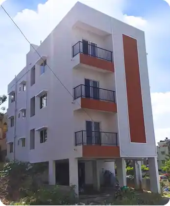 Site photo of the completed 7,894 sq.ft home in Bengaluru