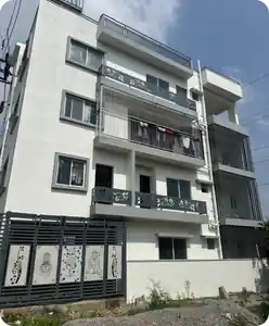 Site photo of the completed 5,210 sq.ft home in Bengaluru