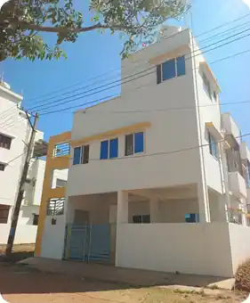 Site photo of the completed 2,334 sq.ft home in Bengaluru