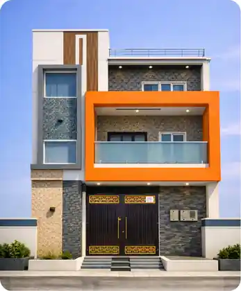 3D render of a 2,646 sq.ft home in Bengaluru