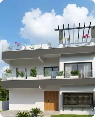 3D render of a 4,747 sq.ft home in Bengaluru