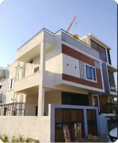 Site photo of the completed 2,278 sq.ft home in Bengaluru