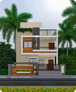 3D render of a 2,482 sq.ft home in Bengaluru