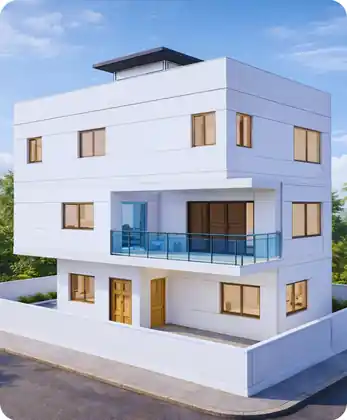3D render of a 4,997 sq.ft home in Bengaluru