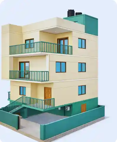 3D render of a 4,056 sq.ft home in Bengaluru