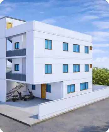 3D render of a 3,206 sq.ft home in Bengaluru