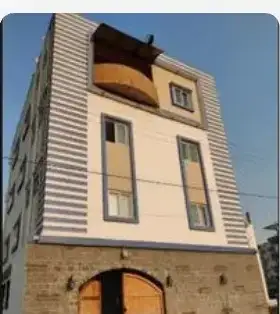 Site photo of the completed 6,240 sq.ft home in Hyderabad