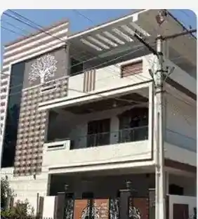 Site photo of the completed 4,277 sq.ft home in Hyderabad