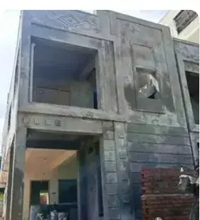Site photo of the under-construction 2,109 sq.ft home in Hyderabad