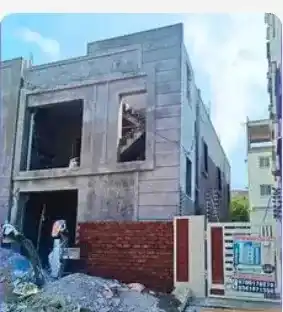 Site photo of the under-construction 2,109 sq.ft home in Hyderabad