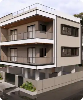 3D render of a 5,709 sq.ft home in Bengaluru