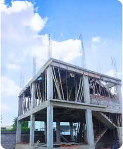Site photo of the under-construction 2,221 sq.ft home in Chennai