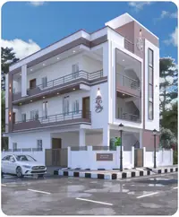 3D render of a 4,382 sq.ft home in Chennai