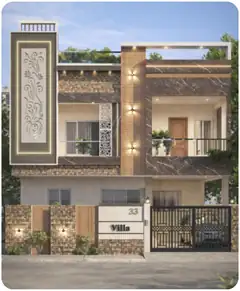 3D render of a 4,546 sq.ft home in Chennai