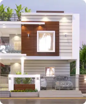 3D render of a home in Chennai