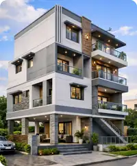 3D render of a 4,703 sq.ft home in Pune