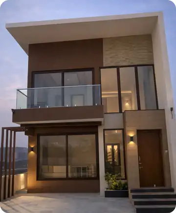3D render of a 2,063 sq.ft home in Pune