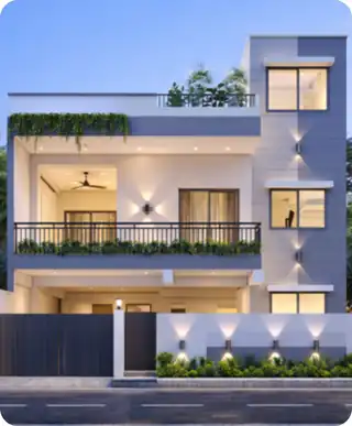 3D render of a 3,396 sq.ft home in Noida, Delhi NCR